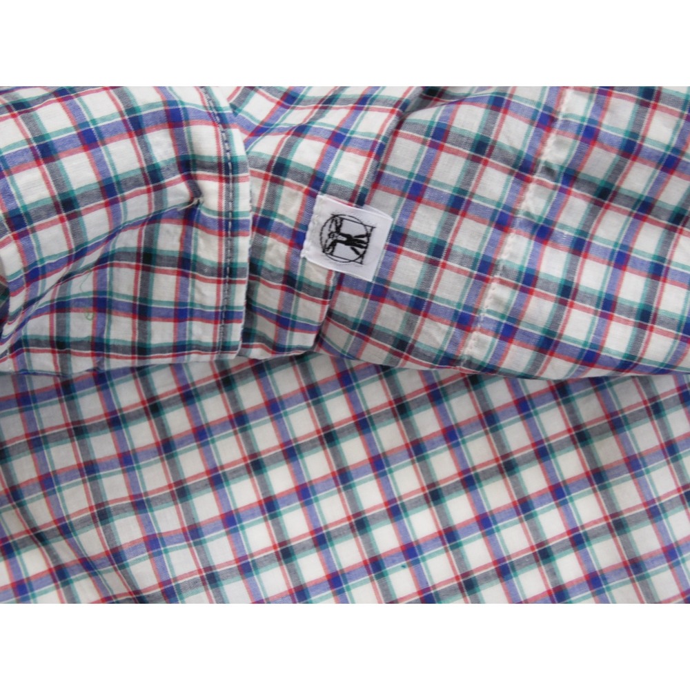 Hombre Nino Mens Multicolor Long Sleeve Cotton Button Up Front Shirt Size L/XL - Picture 7 of 11